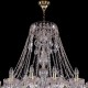 Подвесная люстра Bohemia Ivele Crystal 1411/24/530/G 1411