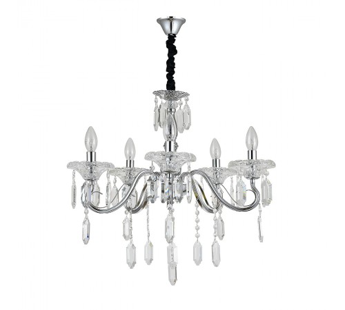 Подвесная люстра Escada 2111/5P Chrome Fantail Подвесная люстра Escada 2111/5P Chrome Fantail
