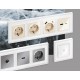 Рамка на 2 поста Ambrella Volt AF580102 Arctic