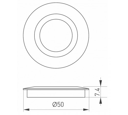 Рамка на 1 пост Arlight 024927 Deck Рамка на 1 пост Arlight 024927 Deck