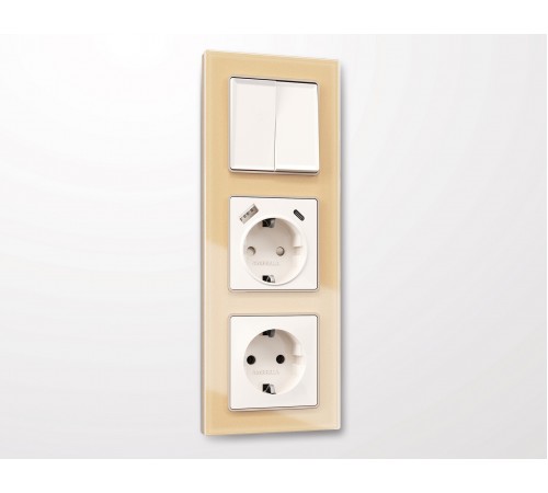 Рамка на 3 поста Ambrella Volt AF330603 Platos Стекло органическое Рамка на 3 поста Ambrella Volt AF330603 Platos Стекло органическое