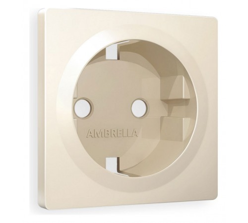 Накладка для розетки с заземлением Ambrella Volt AP3260 Quant Накладка для розетки с заземлением Ambrella Volt AP3260 Quant