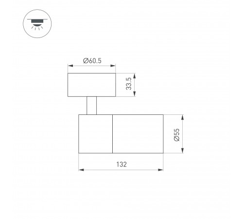Спот Arlight 051793 SP-ARTEMIS-SURFACE-FLAP-R55-12W Спот Arlight 051793 SP-ARTEMIS-SURFACE-FLAP-R55-12W