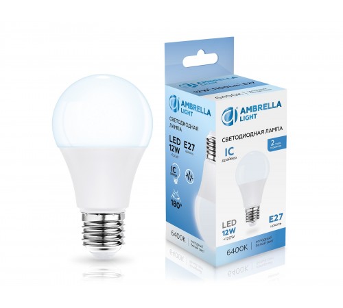 Лампа светодиодная Ambrella Light 601206 A60 Лампа светодиодная Ambrella Light 601206 A60