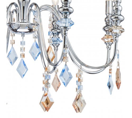 Подвесная люстра Lucia Tucci MAYA 4450.8 chrome Maya
