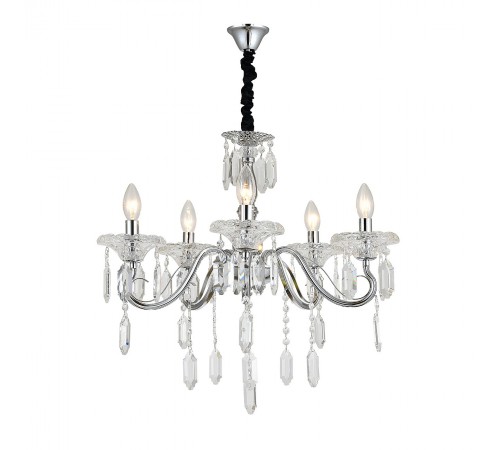 Подвесная люстра Escada 2111/5P Chrome Fantail Подвесная люстра Escada 2111/5P Chrome Fantail