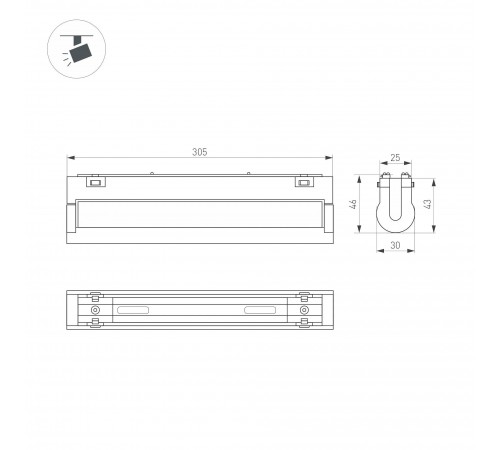 Накладной светильник Arlight 044450 MAG-VIBE Накладной светильник Arlight 044450 MAG-VIBE