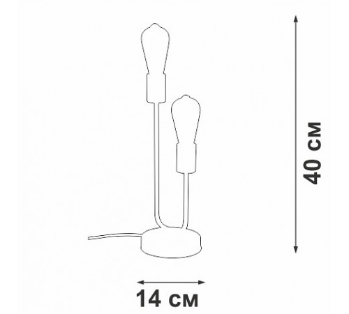 Настольная лампа декоративная Vitaluce V3005-1/2L V3005 Настольная лампа декоративная Vitaluce V3005-1/2L V3005