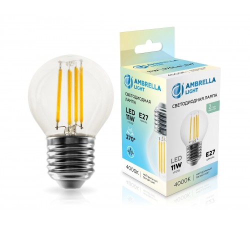 Лампа светодиодная Ambrella Light 451124 G45 Лампа светодиодная Ambrella Light 451124 G45