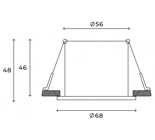 Встраиваемый светильник Hesby Lighting HSBL_0101 Verdal Встраиваемый светильник Hesby Lighting HSBL_0101 Verdal