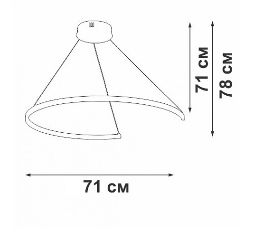 Подвесной светильник Vitaluce V2510DT-0/1S V2510DT Подвесной светильник Vitaluce V2510DT-0/1S V2510DT