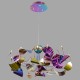 Подвесная люстра Wertmark WE197.12.903 Alessandra