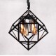 Подвесная люстра LUMINA DECO LDP 11339-4 BK Brutte