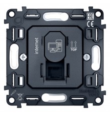 Механизм розетки Ethernet RJ-45 со шторкам Ambrella Volt VM188 Quant