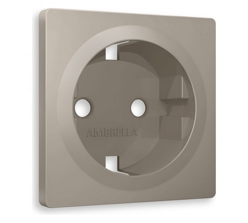 Накладка для розетки с заземлением Ambrella Volt AP3660 Quant