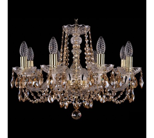 Подвесная люстра Bohemia Ivele Crystal 1402/8/195/G/R721 1402 Подвесная люстра Bohemia Ivele Crystal 1402/8/195/G/R721 1402