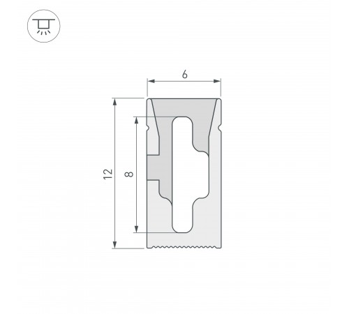 Короб накладной гибкий Arlight 040264 WPH Короб накладной гибкий Arlight 040264 WPH