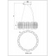 Подвесной светильник Wertmark WE158.24.103 Nelly