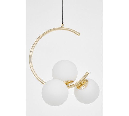 Подвесная люстра LUMINA DECO LDP 7031-3 F.GD BONIO Подвесная люстра LUMINA DECO LDP 7031-3 F.GD BONIO
