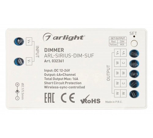 Диммер Arlight 032361 COMFORT Диммер Arlight 032361 COMFORT