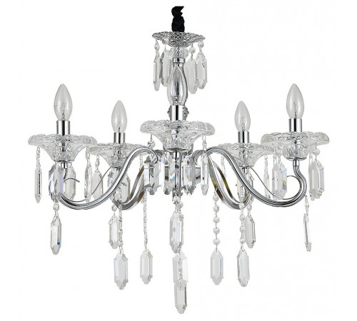 Подвесная люстра Escada 2111/5P Chrome Fantail Подвесная люстра Escada 2111/5P Chrome Fantail