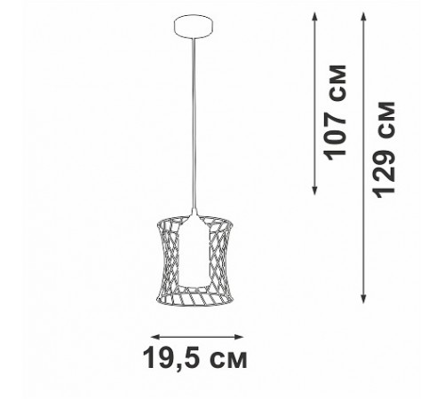 Подвесной светильник Vitaluce V2843-0/1S V2843 Подвесной светильник Vitaluce V2843-0/1S V2843