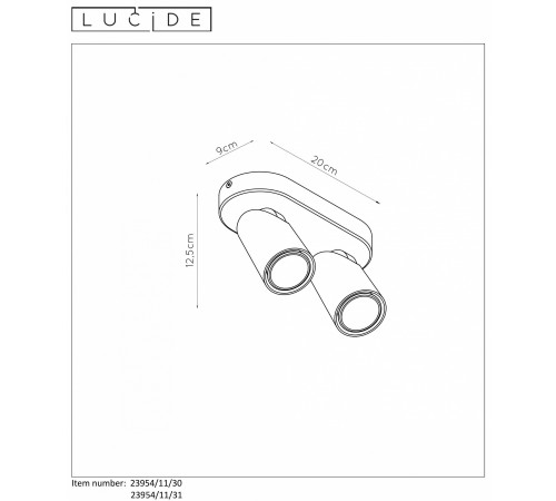 Спот Lucide 23954/11/30 Xyrus Спот Lucide 23954/11/30 Xyrus