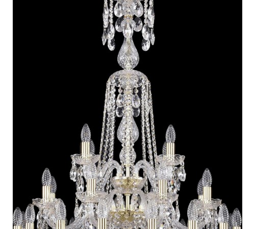 Подвесная люстра Bohemia Ivele Crystal 1402/16+8+4/300/XL-123/3D/G 1402 Подвесная люстра Bohemia Ivele Crystal 1402/16+8+4/300/XL-123/3D/G 1402