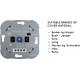 Диммер роторный Lucide 50000/00/31 Recessed Wall Dimmer Nl