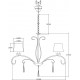 Подвесная люстра Moderli V2602-8P Aramco