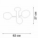 Люстра на штанге Vitaluce V39560-8/3PL V39560