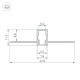 Профиль встраиваемый Arlight 034986 SL-LINIA