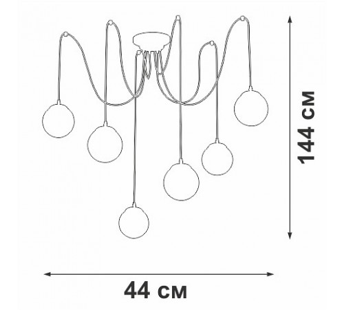 Подвесной светильник Vitaluce V4853/3S V4853 Подвесной светильник Vitaluce V4853/3S V4853
