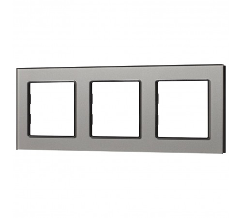 Рамка на 3 поста Arlight 43801 GLARE Рамка на 3 поста Arlight 43801 GLARE