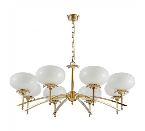 Подвесная люстра Newport 4658/C gold DOMENICA Подвесная люстра Newport 4658/C gold DOMENICA