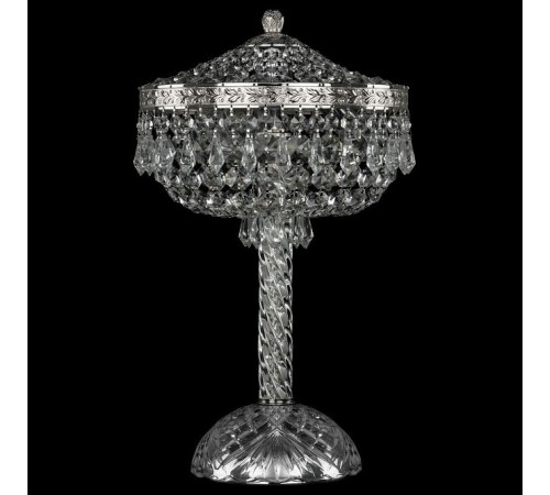 Настольная лампа декоративная Bohemia Ivele Crystal 19271L4/25IV Ni 1927 Настольная лампа декоративная Bohemia Ivele Crystal 19271L4/25IV Ni 1927