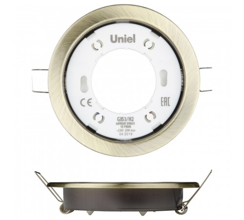 Встраиваемый светильник Uniel UL-00005056 GX53-H2
