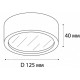 Накладной светильник Italline M04-525-125 black 3000K M04-525-125