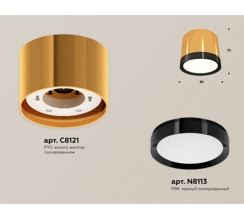 Накладной светильник Ambrella Light XS8121001 XS