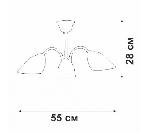 Люстра на штанге Vitaluce V3336-0/3PL V3336 Люстра на штанге Vitaluce V3336-0/3PL V3336