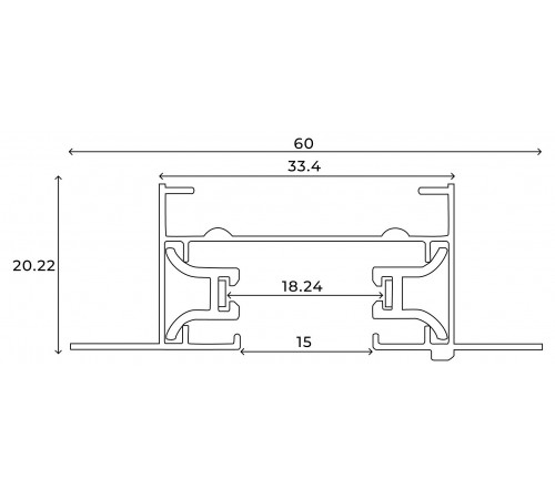 Трек встраиваемый Hesby Lighting 0037 Skylite Трек встраиваемый Hesby Lighting 0037 Skylite