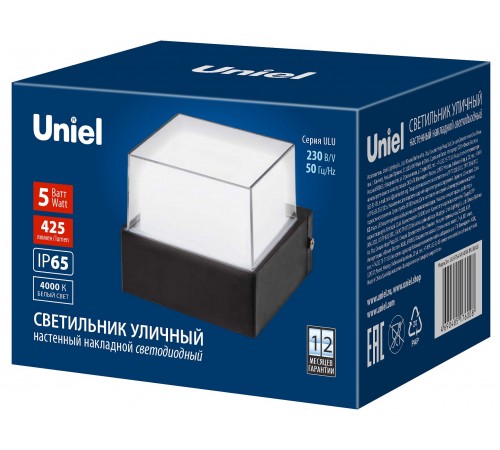 Накладной светильник Uniel UL-00010517 ULU-P Накладной светильник Uniel UL-00010517 ULU-P