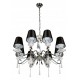 Подвесная люстра iLamp RM1684/8CR Stella