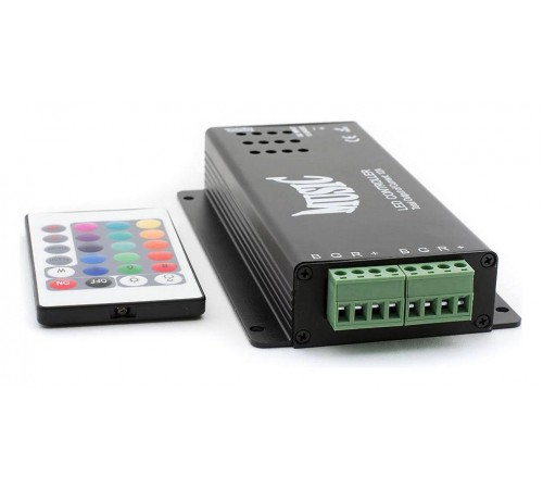 Контроллер-регулятор цвета RGB с пультом ДУ SWG IR-RGB-12A-music IR Контроллер-регулятор цвета RGB с пультом ДУ SWG IR-RGB-12A-music IR