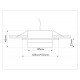 Встраиваемый светильник Ambrella Light TN52421 TN