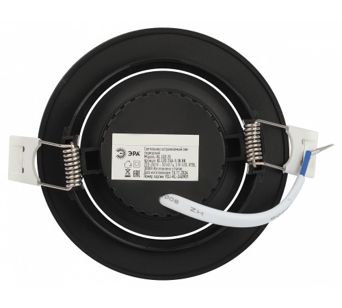 Встраиваемый светильник Эра KL LED 25A-5 3K BK Встраиваемый светильник Эра KL LED 25A-5 3K BK