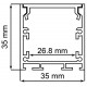 Короб накладной Feron 10369 CAB256