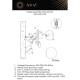 Бра с подсветкой Aployt APL.345.01.02 Zofka