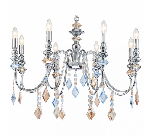 Подвесная люстра Lucia Tucci MAYA 4450.8 chrome Maya