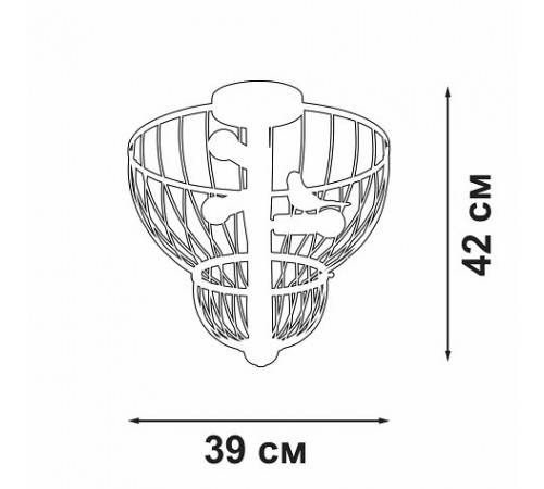 Люстра на штанге Vitaluce V3061-8/3PL V3061 Люстра на штанге Vitaluce V3061-8/3PL V3061